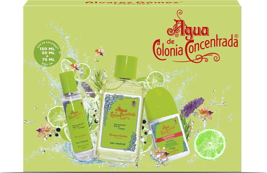 Set Eau de Cologne dhe deodorant unisex Alvarez Gómez Agua de Colonia Concentrada, 150ml 30ml 75ml