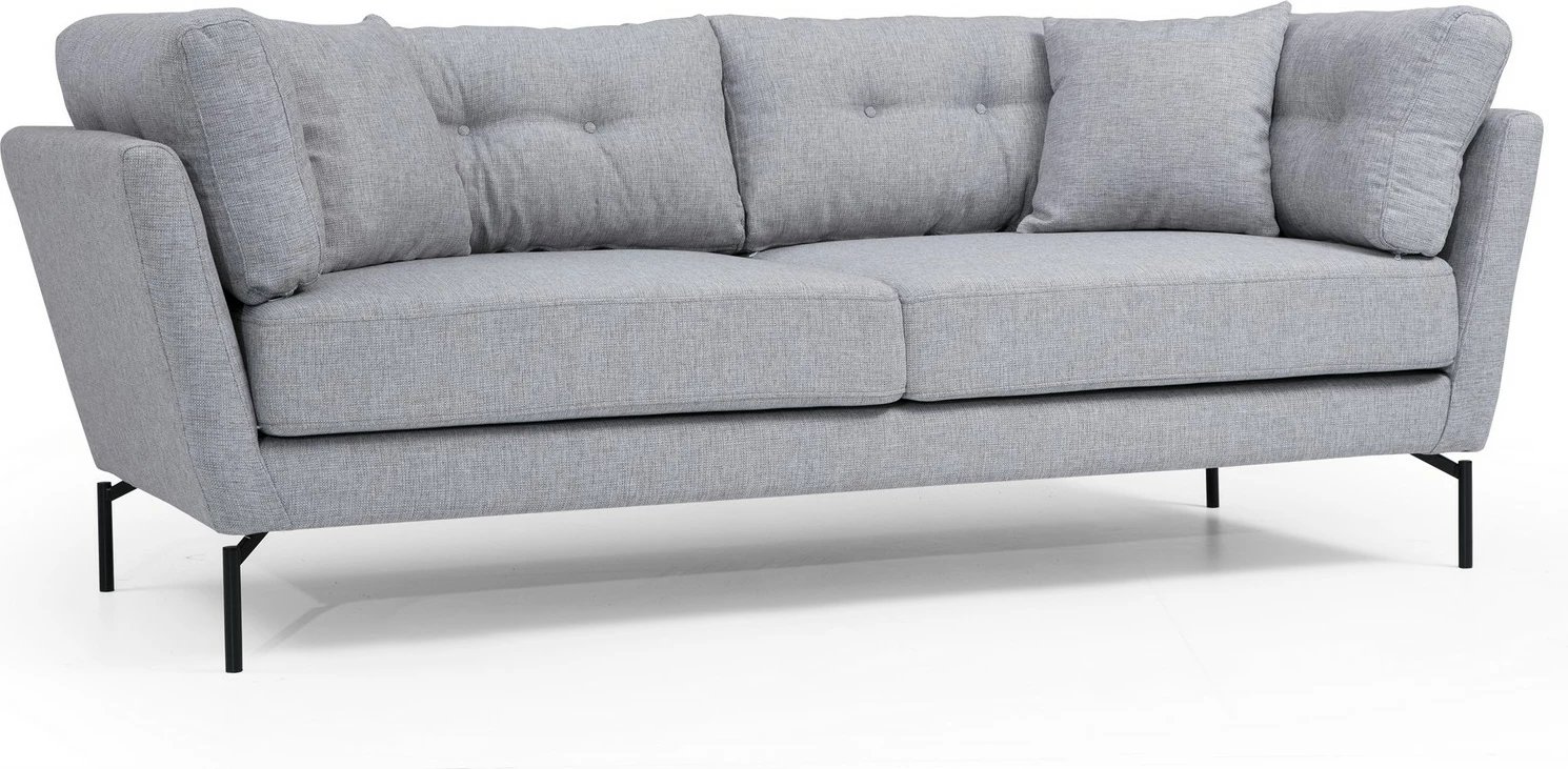 Divan treshe Atelier del Sofa, Mapa 3 vendësh, ngjyrë gri