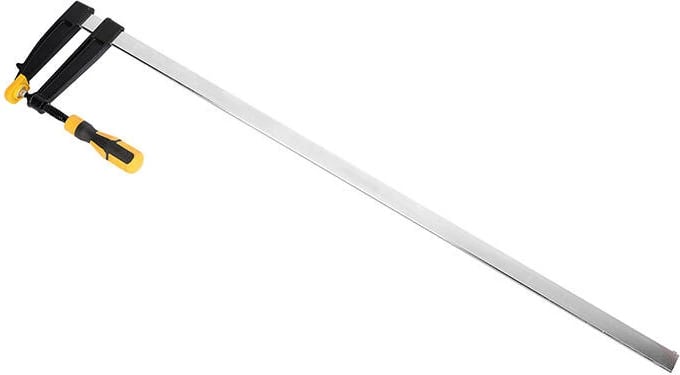 Kapëse marangozësh Deli Tools EDL111280, 120x800 mm, çelik A3, verdhë/zezë