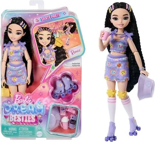 Lalka Barbie Dream Besties Renee me patina, MATTEL