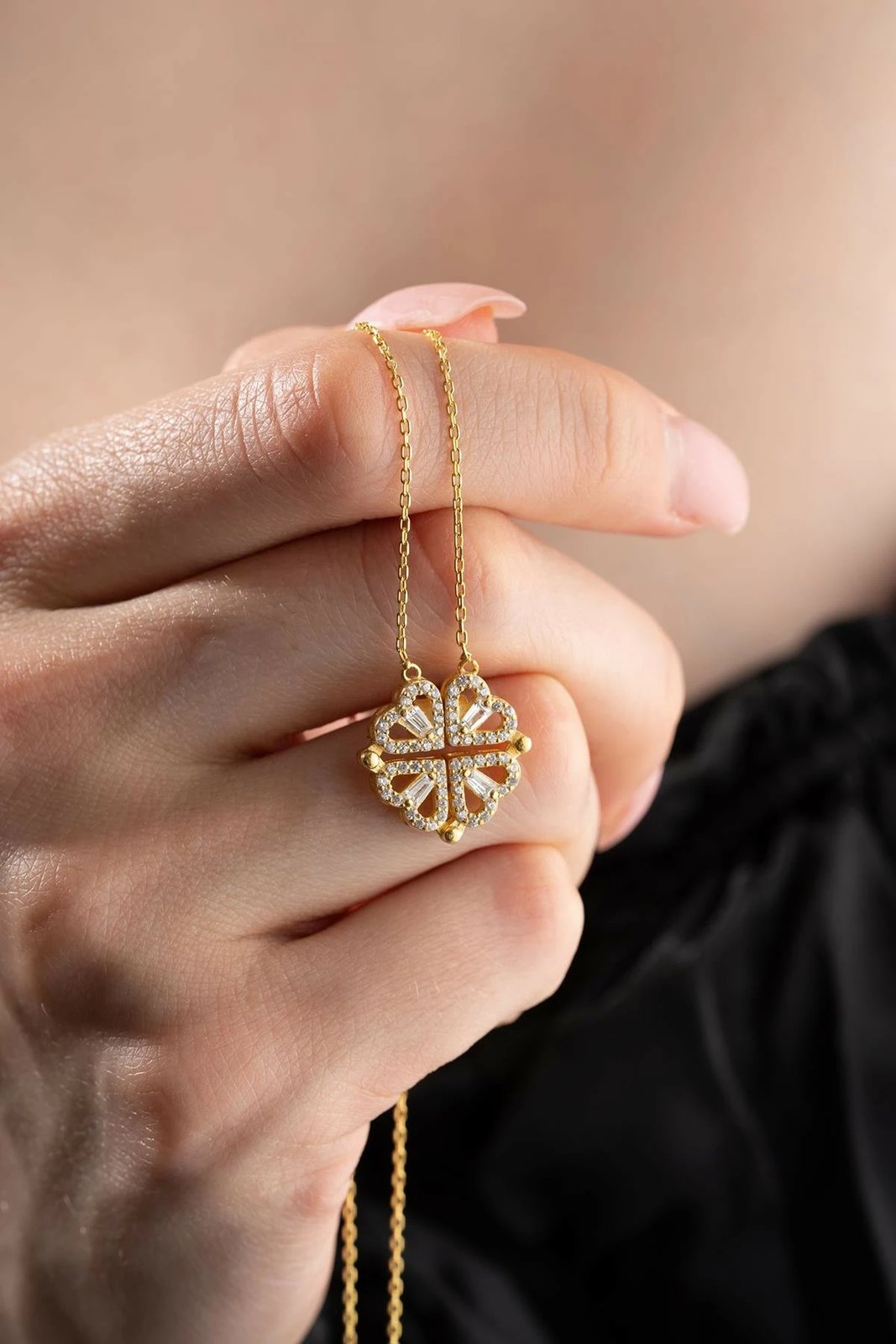 Qafore argjendi e artë me zirkon, Jumeon, NRZ999309