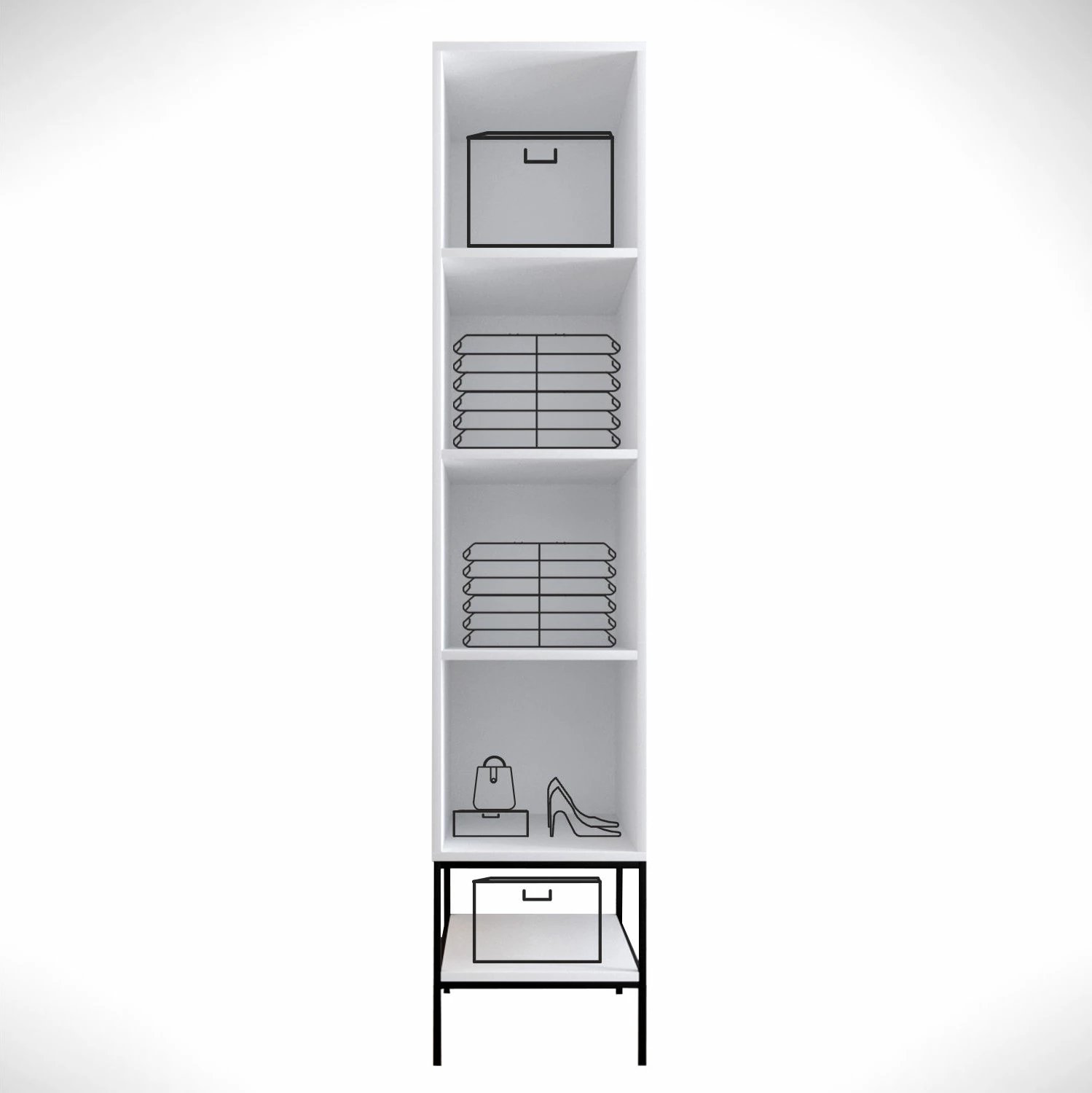 Dollap Hanah Home, Martin 1, i bardhë