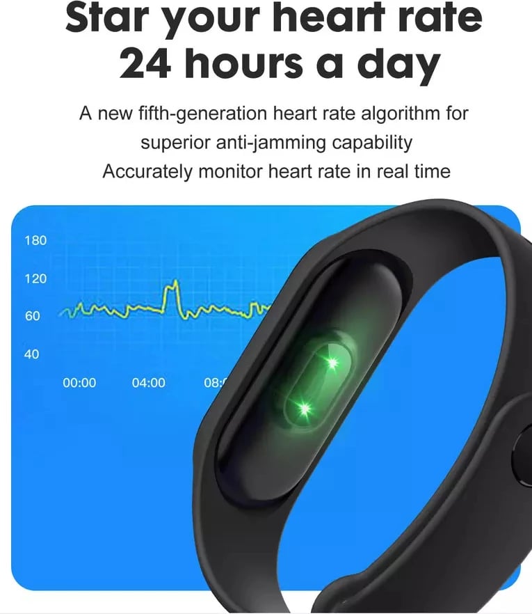 Orë e mençur M4, IOS & Android, e zezë