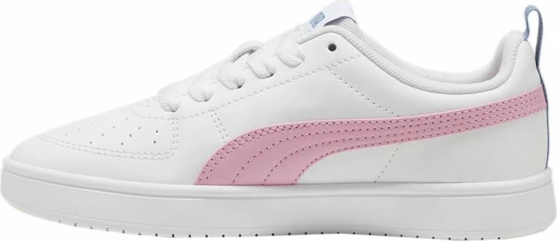 Atlete për fëmijë Puma, të bardha dhe rozë