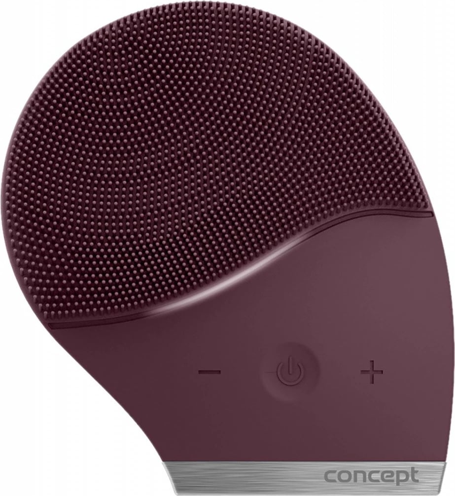 Brushë elektrike fytyre Concept Sonivibe SK9101, 12 intensitete, USB, Burgundy
