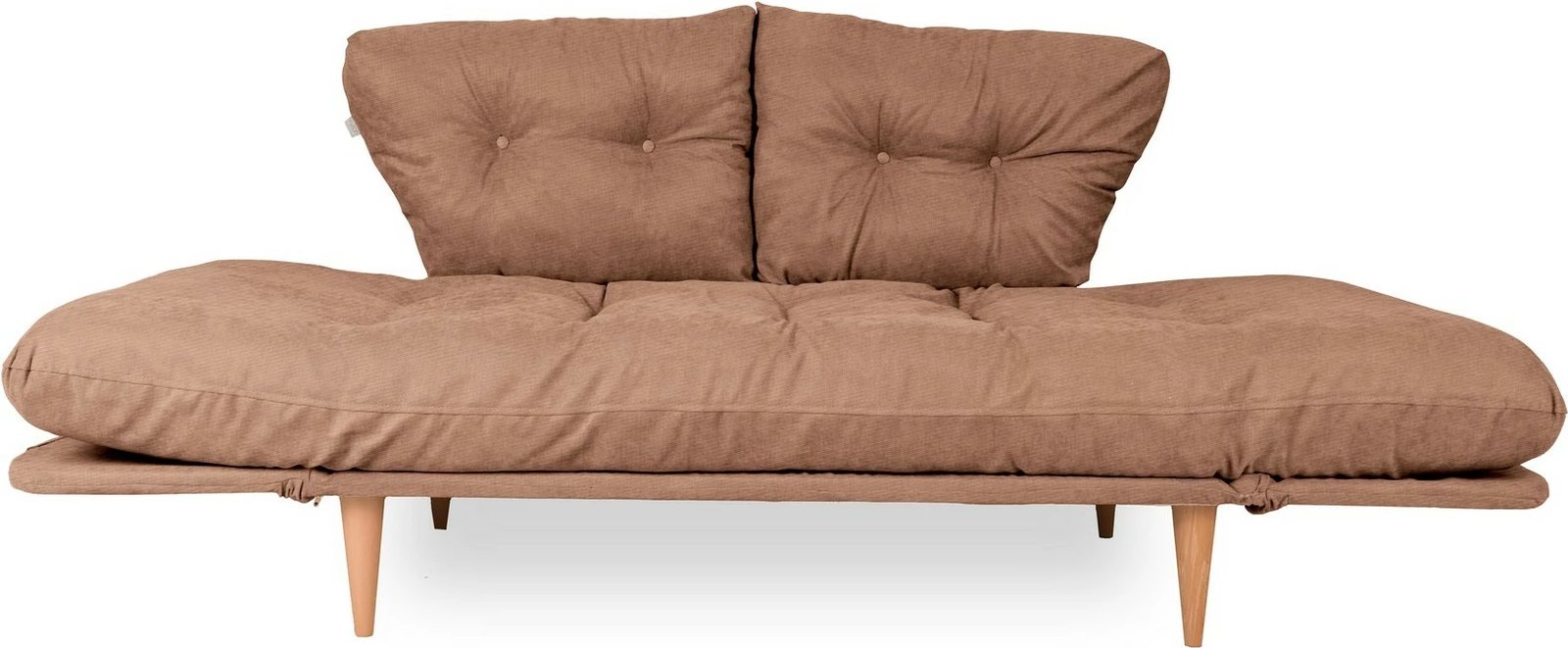 Sofabed 3-vendësh Atelier del Sofa, Nina Daybed, ngjyrë kafe e çelët, GR102