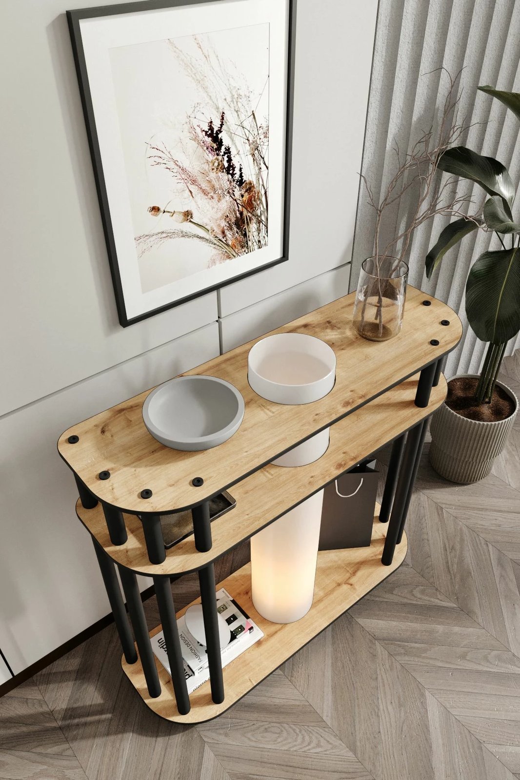 Llambë dyshemeje Opviq, Cruise, ngjyrë lisi