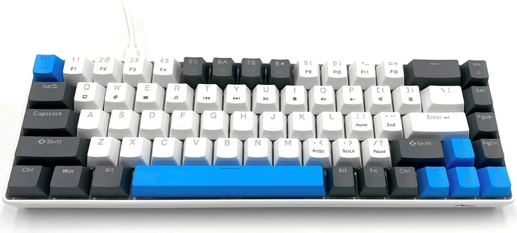 Tastierë mekanike Media tech RED CORE MX60 MT1259, 60%, me ndriçim shumëngjyrësh