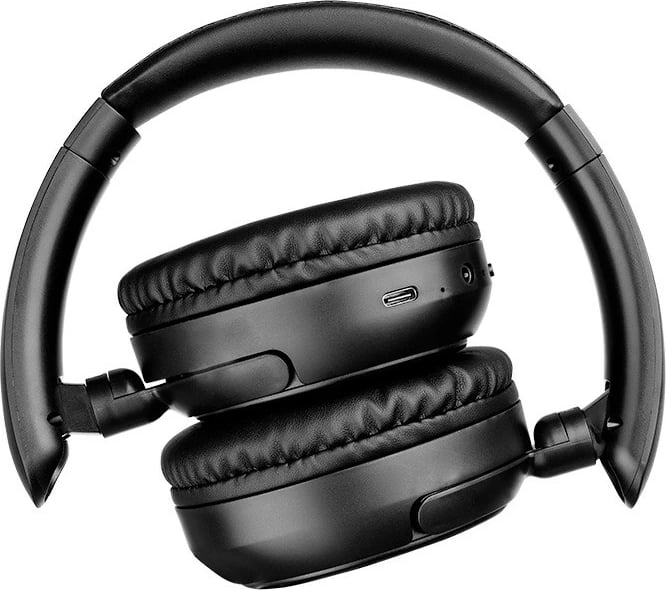 Kufje pa tela, Tracer Mobile Super BT (TRASLU47379), Bluetooth 5.1 40 mm, mikrofon, 200 mAh, USB-C, të zeza