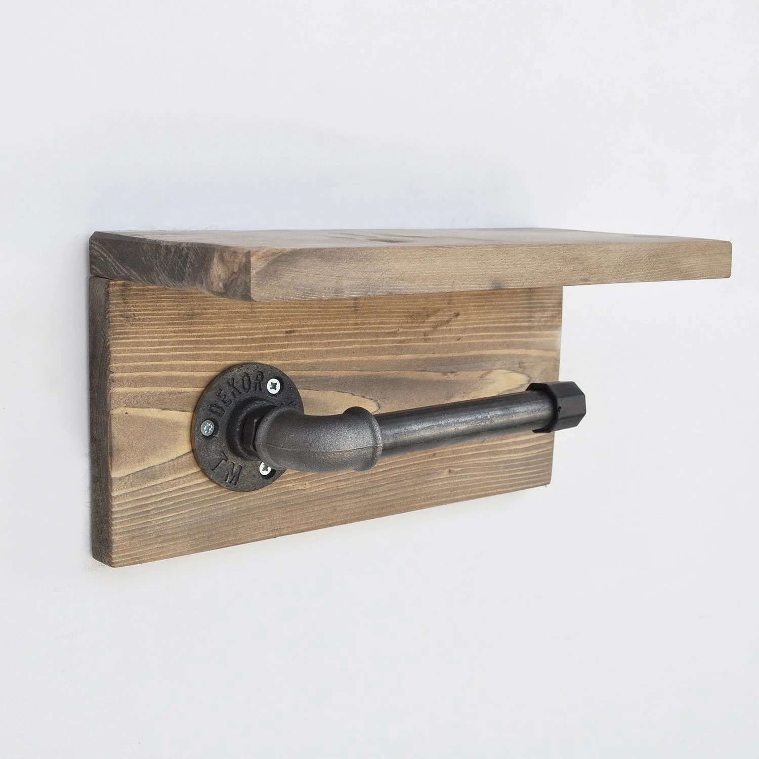 Varëse Pipe Hanah Home, ngjyrë arre dhe e zezë, Boruraf170 Varëse Pipe Hanah Home, ngjyrë arre dhe e zezë, Boruraf170
