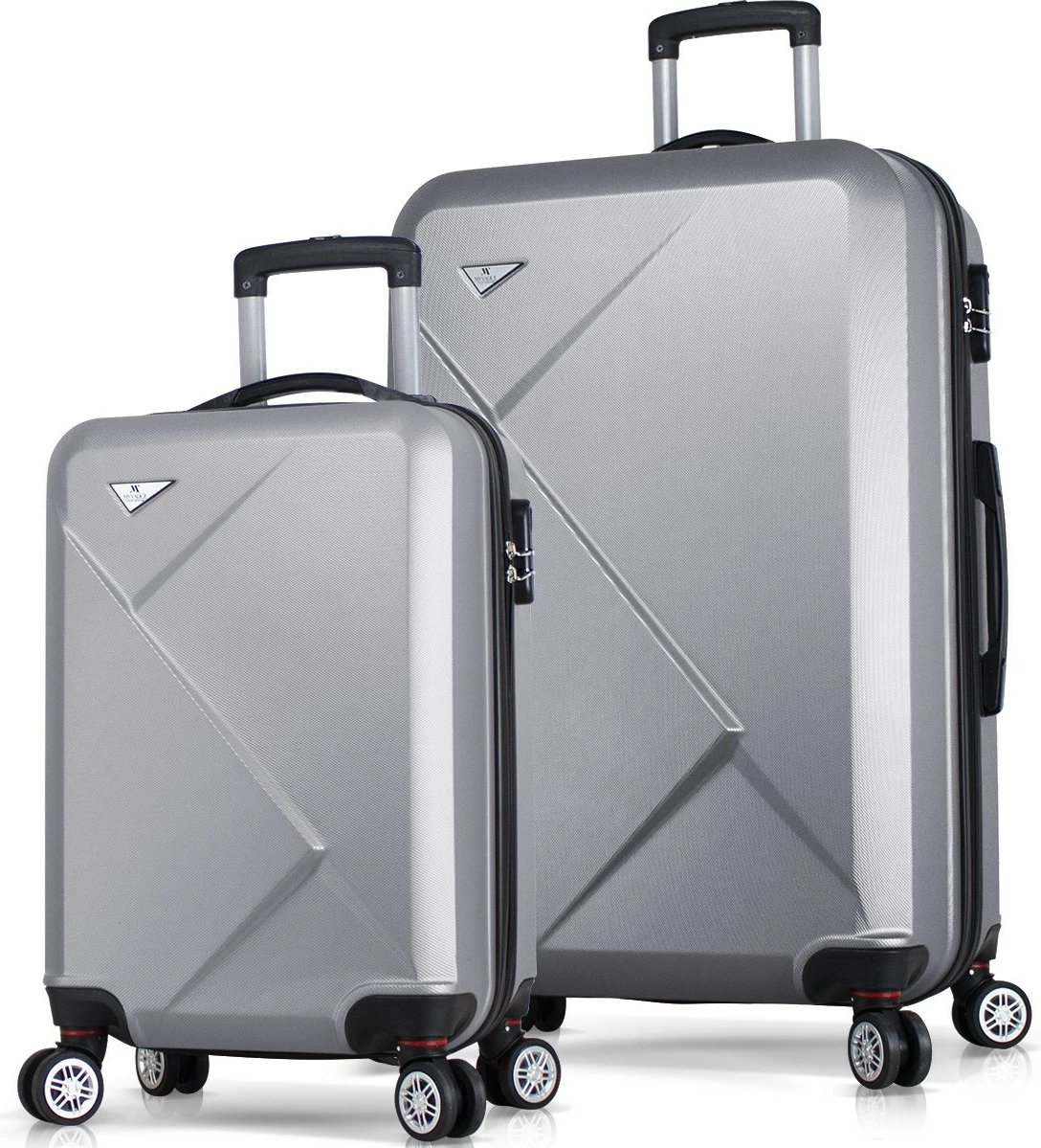 Set valixhesh (2 copë), ngjyrë gri, Zoozie Bags, 4902