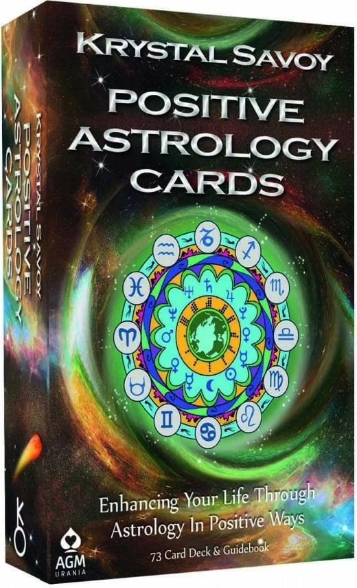 Karta tarot Cartamundi Positive Astrology Cards, 73 copë, Anglisht