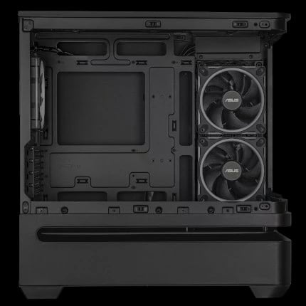 Kasë ASUS PRIME AP202 TG ARGB, e zezë