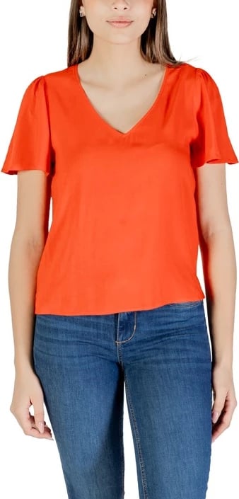 Bluzë Vero Moda femra e kuqe