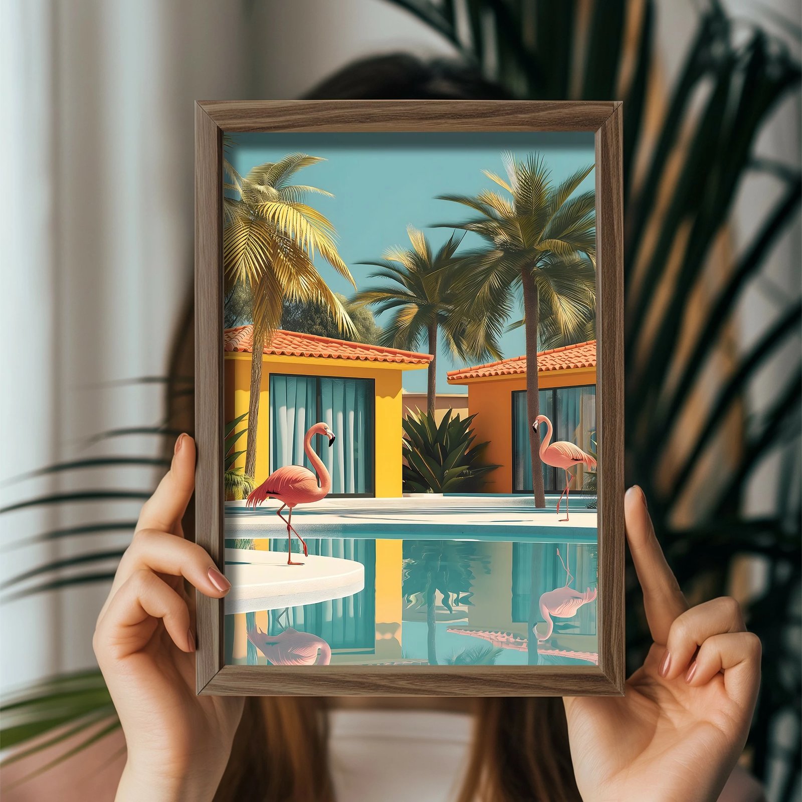 Pikturë dekorative me kornizë MDF, Wallity, GE094-L