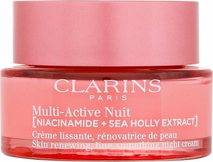 Krem nate për fytyrë Clarins Multi-Active për femra për lëkurë të thatë 50ml