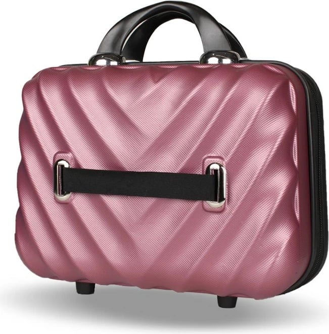 Çantë make-up, ngjyrë rozë e artë, Zoozie Bags, 7163