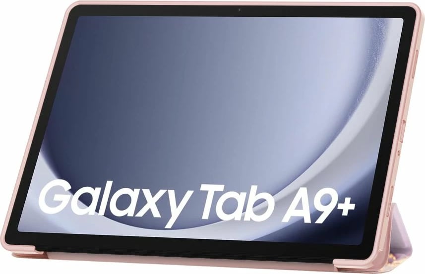 Mbështjellës Tech-Protect SmartCase për Samsung Galaxy Tab A9+ 11" X210/X215/X216, Rozë Marble