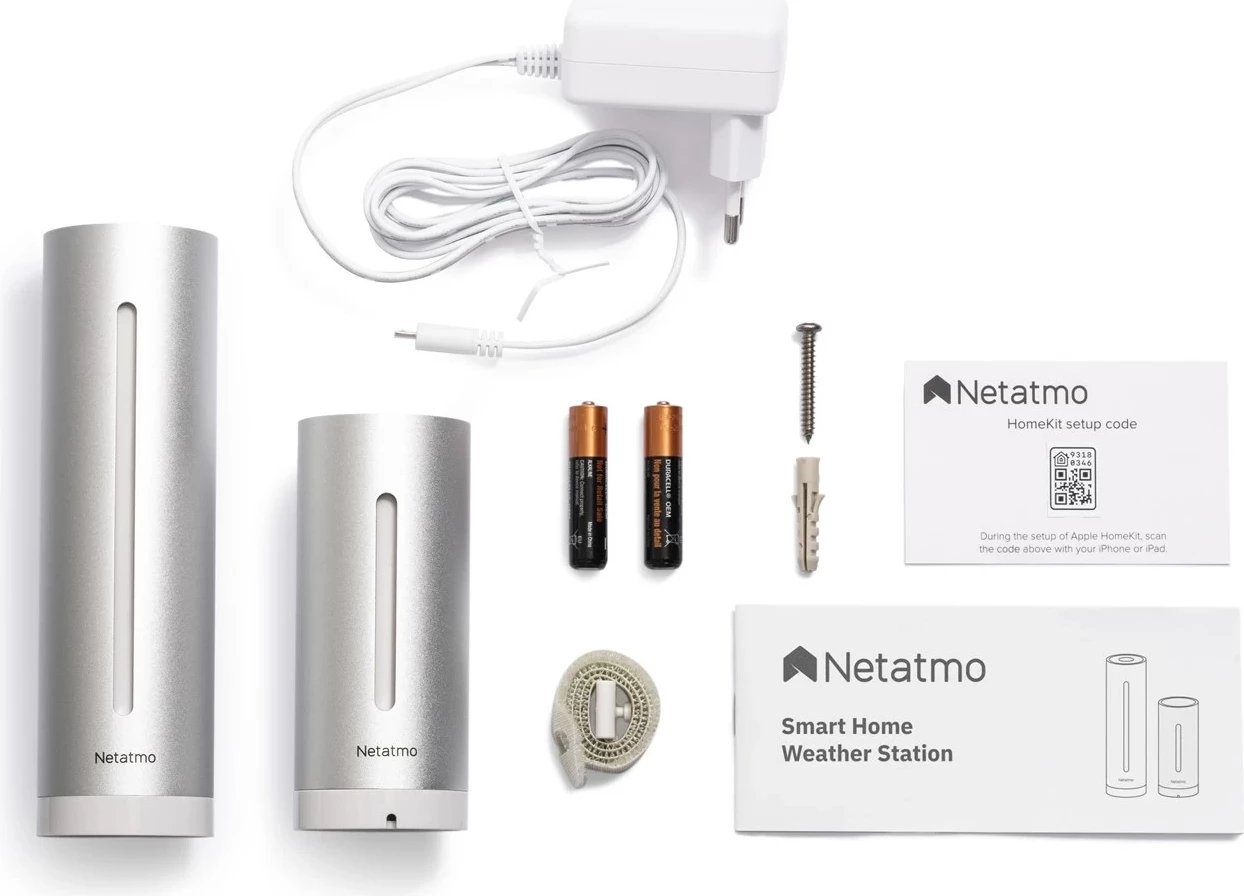 Stacion moti digjital Netatmo NWS01-EC, Alumini, Wi-Fi