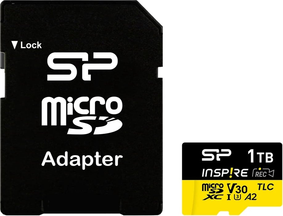 Kartelë memorie Silicon Power Inspire 256 GB MicroSDXC V30 UHS-I U3 A2 me adapter, e zezë