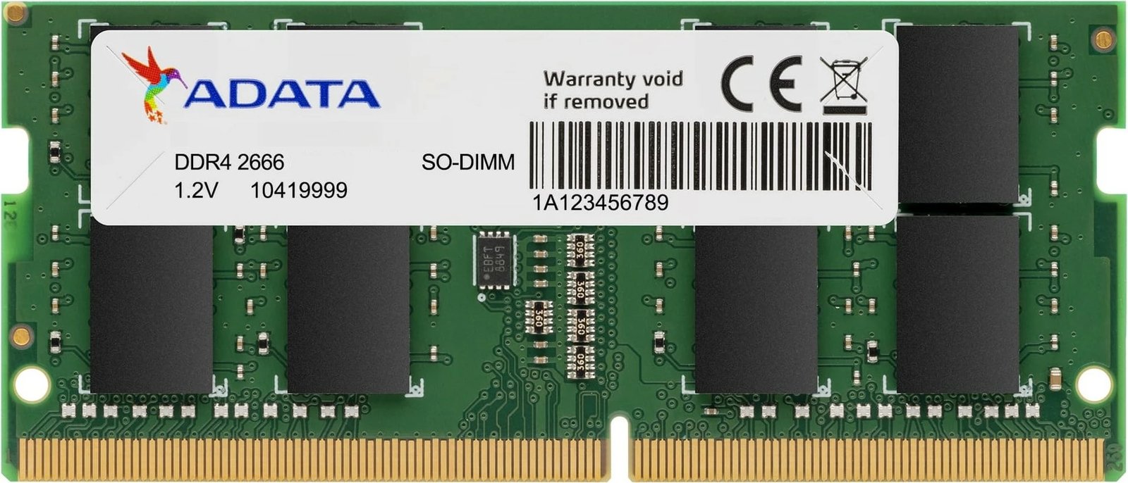 RAM Memorje ADATA Premier 16GB DDR4 SO-DIMM 2666MHz jeshile