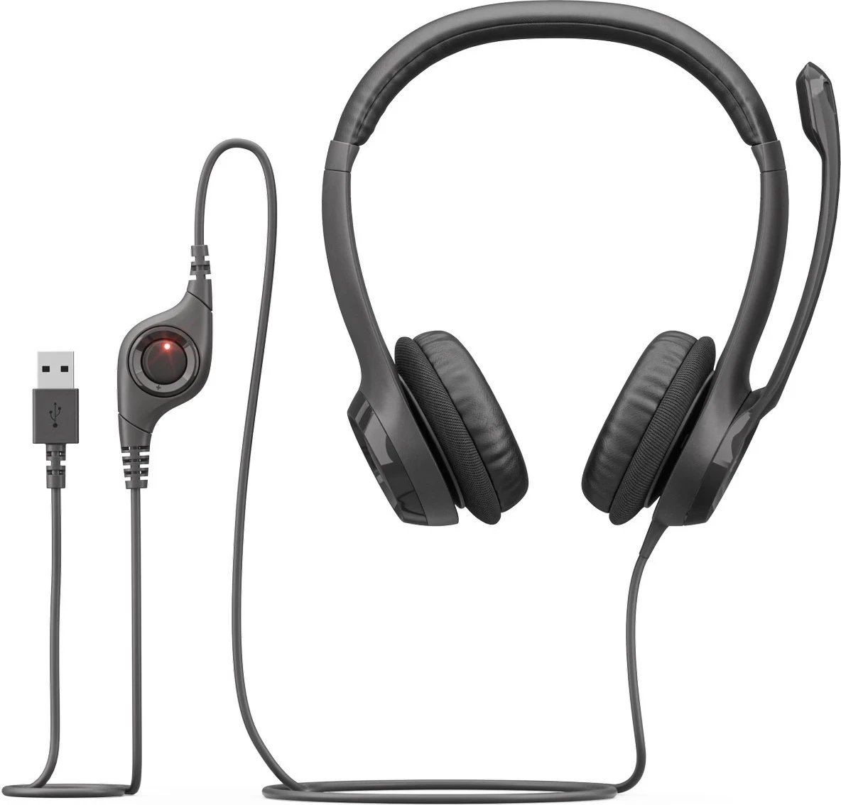 Kufje Logitech H390, të zeza