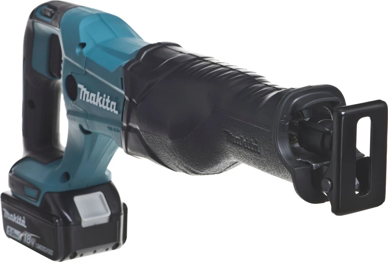 Sharrë reciproke MAKITA DJR186RTE, 18V, 5Ah, turkeze