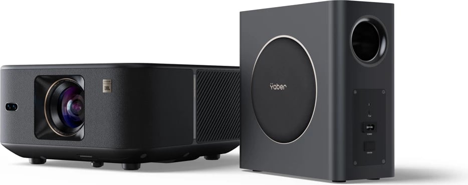 Projektor multimedial Yaber K3 Pro me JBL altoparlantë dhe subwoofer, FullHD 1080p, i zi