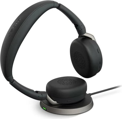 Headset Jabra Evolve2 65 Flex UC Stereo, me docking karikues, 30 m, i zi (26699-989-989)