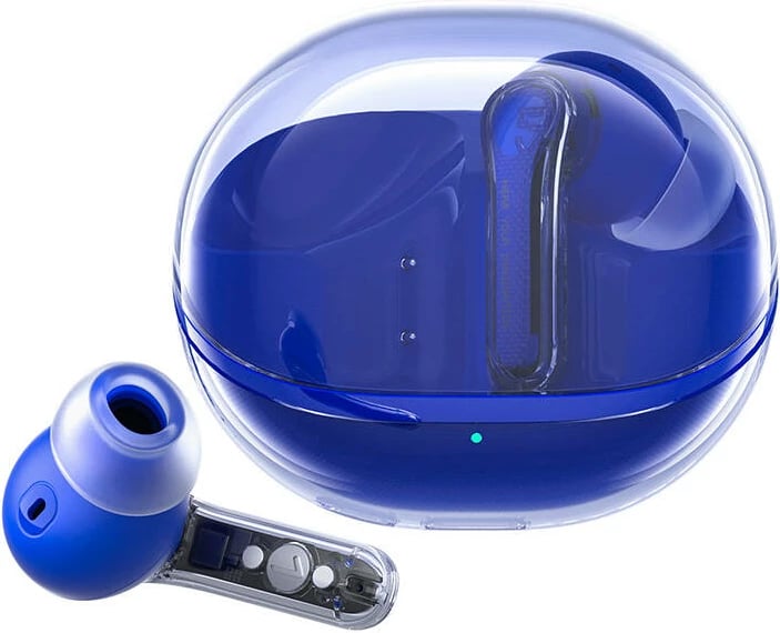Kufje Soundpeats Clear TWS, Bluetooth 5.3, 12 mm, Blu me kasë karikimi