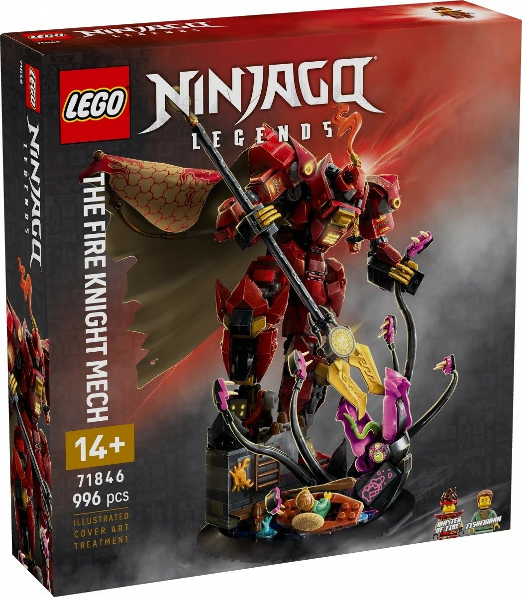 Set LEGO Ninjago Fire Knight Mech 71846, 996 pjesë, për 14+