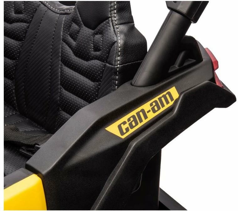 veturë elektrike për fëmijë, BABY MIX, Buggy Hornet, 12V 4.5Ah, 2x25W, MP3/USB/SD/Bluetooth me telekomandë, drita LED, rrota EVA, sedilje lëkure, e verdhë