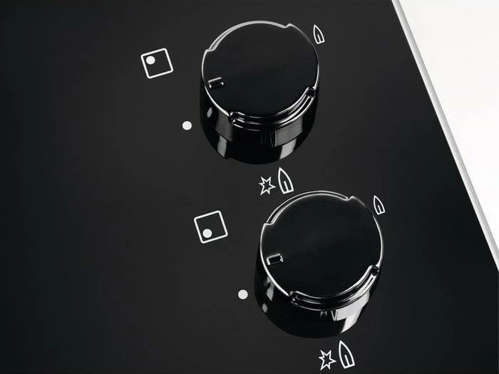 Pllakë gazi Electrolux EGG6407K, 4 zona, xham, e zezë