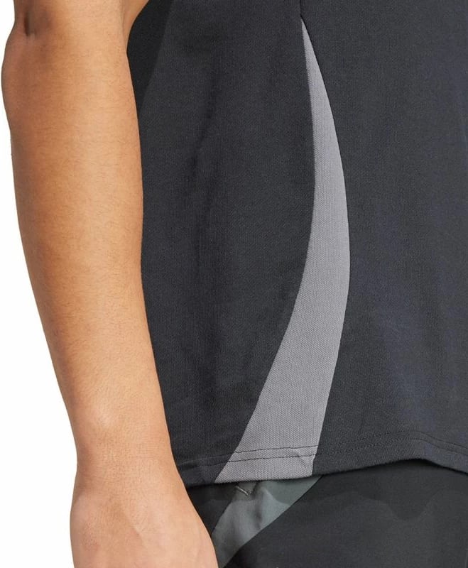 Maicë polo për meshkuj adidas Tiro 24, e zezë