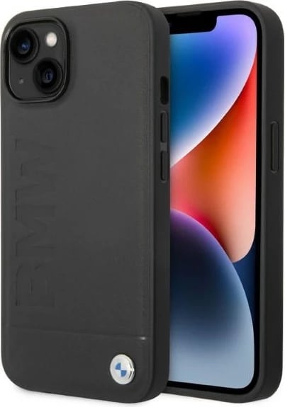 Mbështjellës BMW BMHMP14MSLLBK për iPhone 14 Plus, hardcase, MagSafe, zi