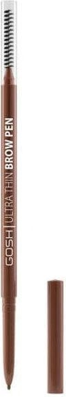 Laps për vetulla GOSH Ultra Thin Brow Pen unisex Dark Brown 0.09g
