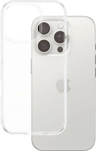 Mbështjellës PanzerGlass HardCase për iPhone 16 Pro 6.3", Transparent