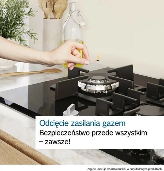 Sobë gazi Bosch PBP6B5K80, 4 zona, inoks, gri