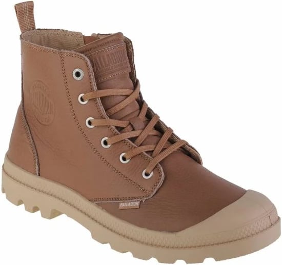 Këpucë Palladium Pampa Zip Lth Ess M për meshkuj, ngjyrë kafe