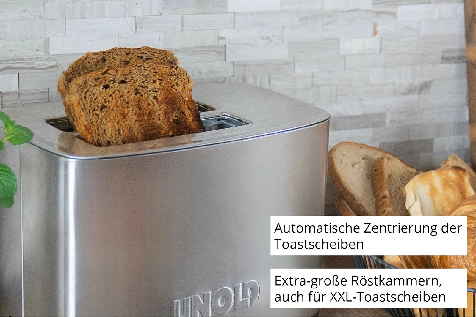 Toaster UNOLD Thommy, 2 feta, Inox Toaster UNOLD Thommy, 2 feta, Inox