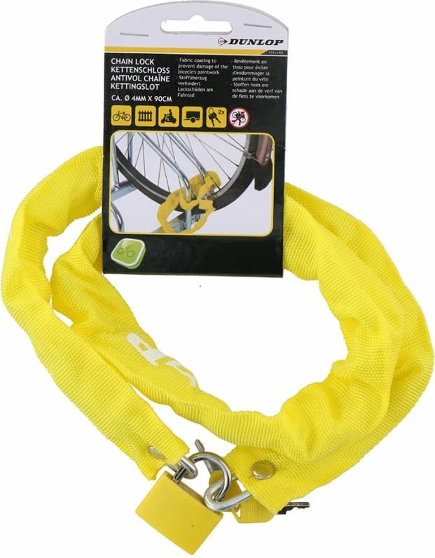 Kyç me lak për biçikleta Dunlop, me material të ngjyrosur