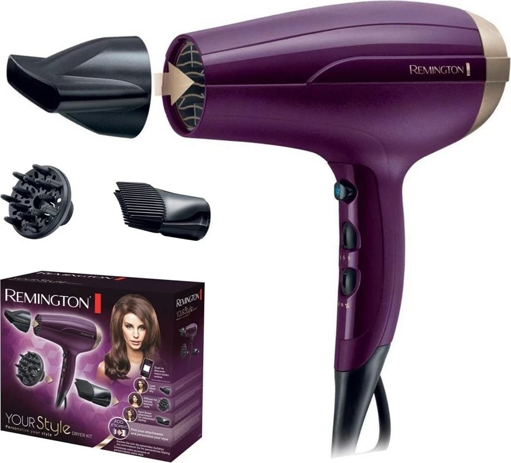 Tharëse flokësh Remington D5219, 2300 W, Purple