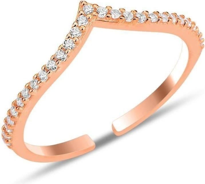 Unazë argjendi Jumeon, ngjyrë ari rozë, SGTL12222