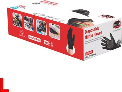 Dorëza Nitrile Praxis L, 100 copë