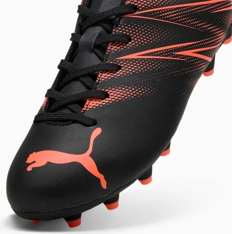 Çizme futbolli për fëmijë Puma, të zeza