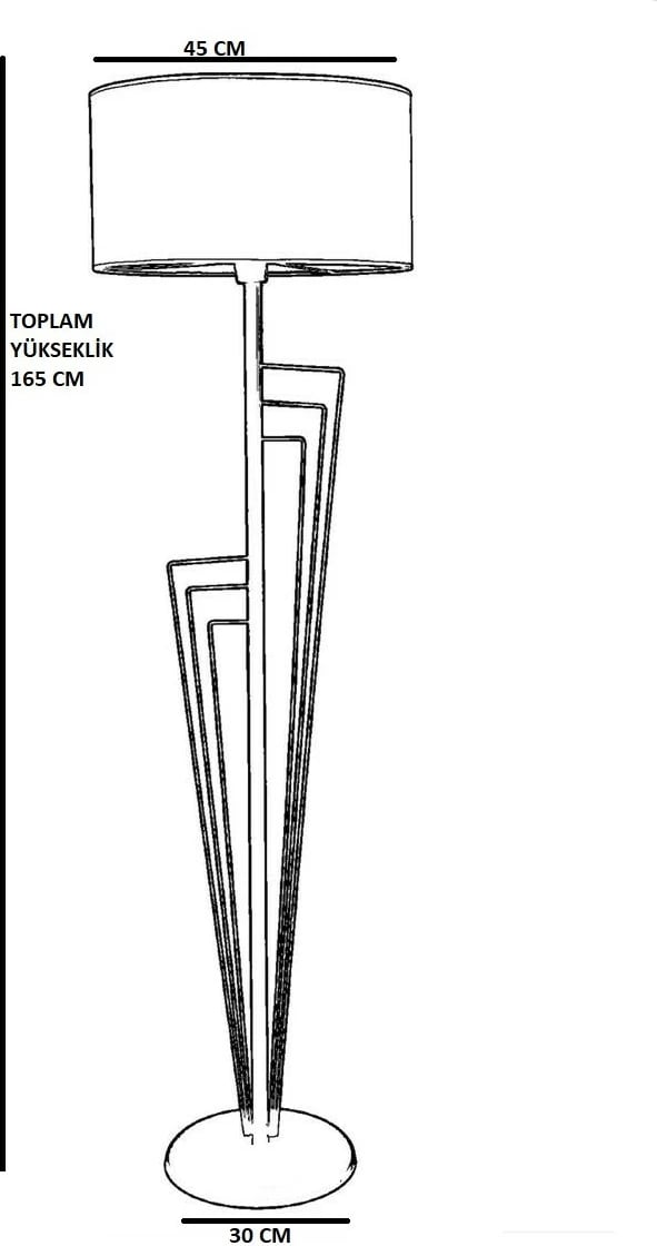 Llambë dyshemeje Opviq, ngjyrë bakri, 8624-3