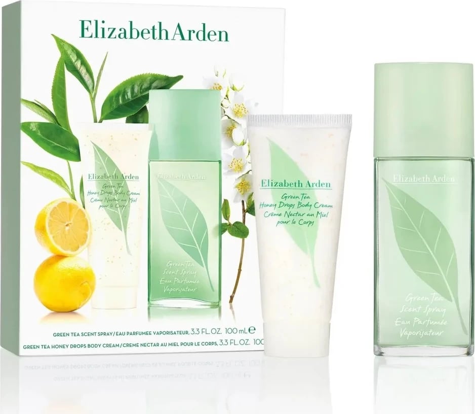 Set Eau de Parfum dhe krem trupi unisex Elizabeth Arden Green Tea 100ml