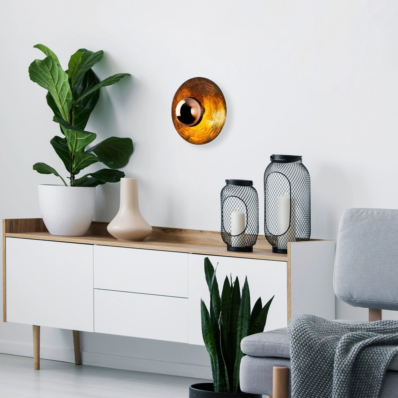 Llambë muri Opviq, ngjyrë bakri, Kurt - 13351