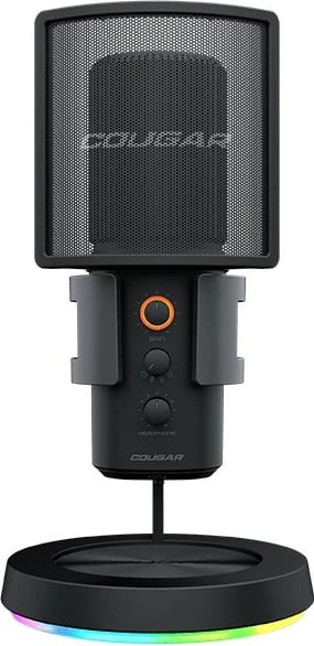 Mikrofon studio Cougar Screamer-X, 16 bit, 48 kHz, USB, i zi
