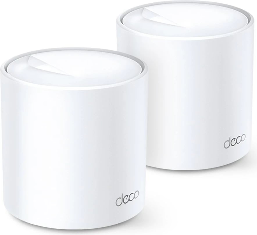 Sistem Wi-Fi mesh TP-LINK Deco X20 AX1800, 2-pack, i bardhë